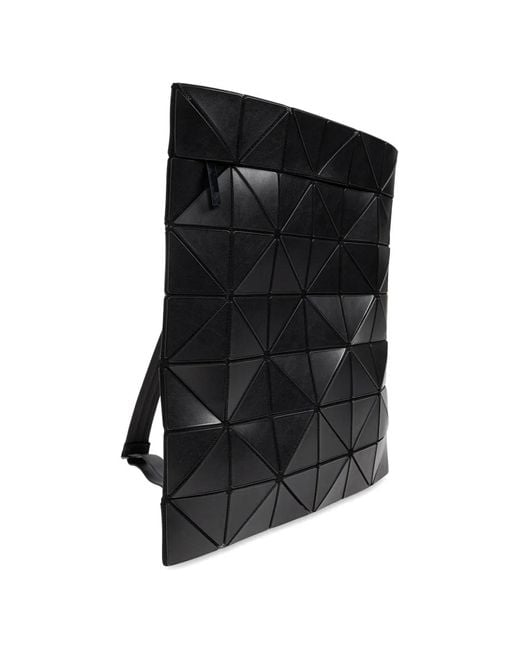 Issey Miyake Black Geometric-Panel Backpack