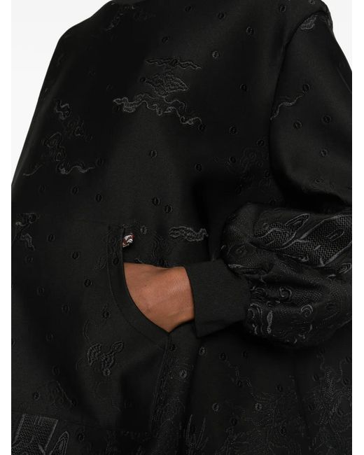 Hui Milano Black Embellished Sweatshirt