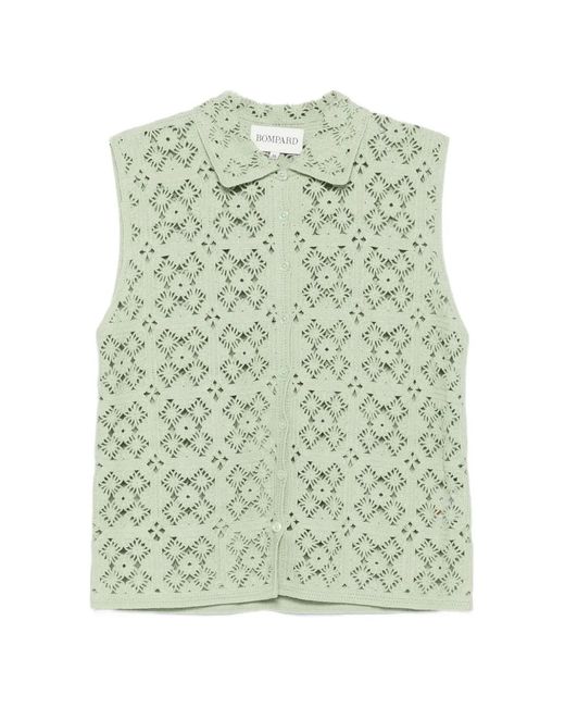 Bompard Green Sleeveless Shirt