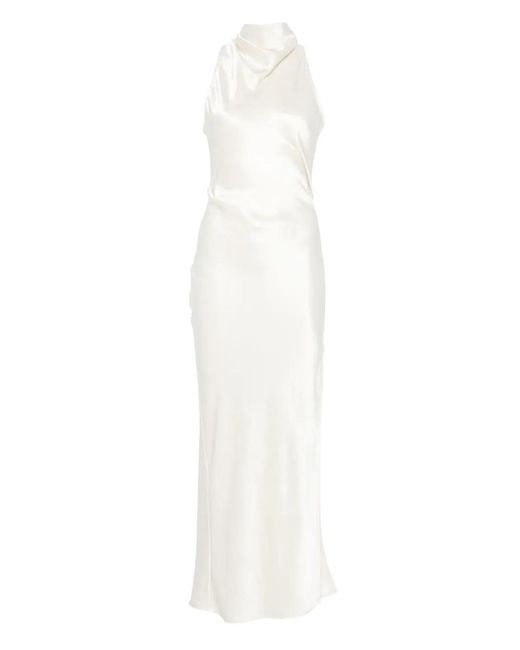 Nanushka Women's White High-Neck Dress