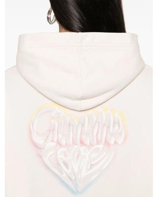 Zadig & Voltaire White Mia Logo-Print Cotton Hoodie
