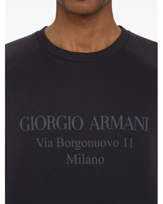 Giorgio Armani Sweaters Blue for men