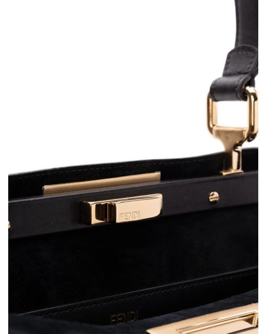Fendi Peekaboo Shopper in het Black