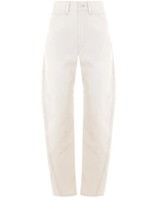 Lemaire White Verdrehte Hose