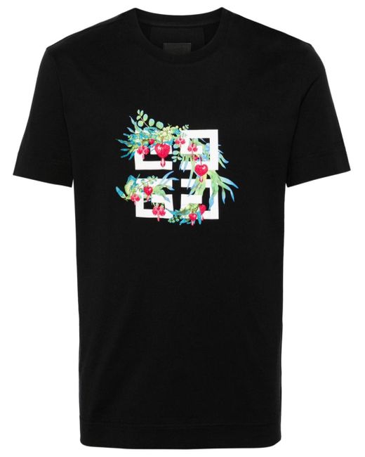 Givenchy T-Shirt mit 4G-Print in Black für Herren