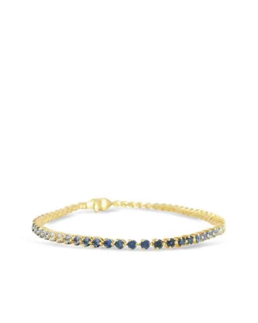 Lisa Nik White Bracelet Ombre En Or 18Ct Serti De Saphir