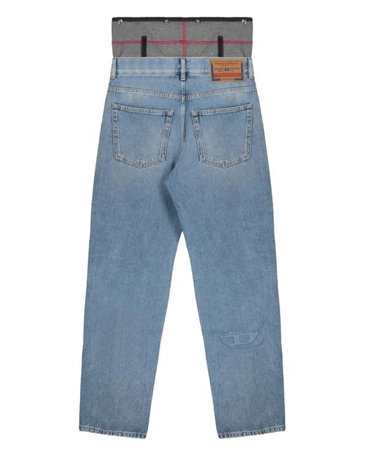 DIESEL Blue Side Pockets Jeans for men