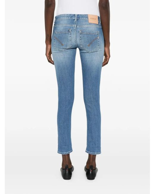 Dondup Blue Strech Cotton Jeans