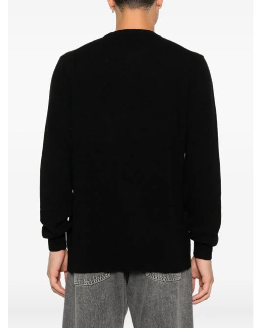 メンズ Missoni ジグザグディテール ウールセーター Black