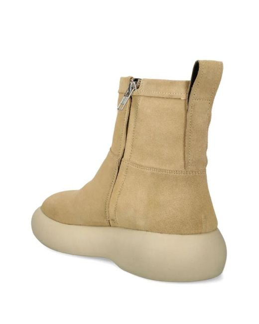 Vagabond Natural Janick Zip-Detail Platform Boots