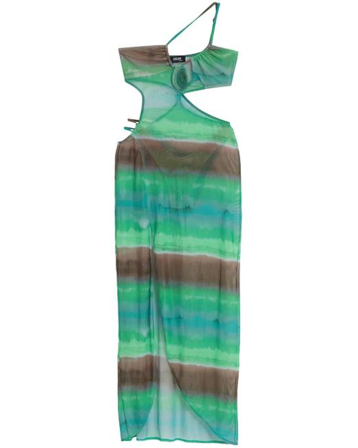 Amir Slama Green Tulle Maxi Dress