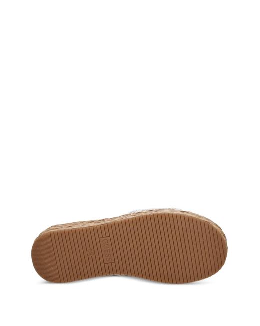 Guess White Binata Sandals