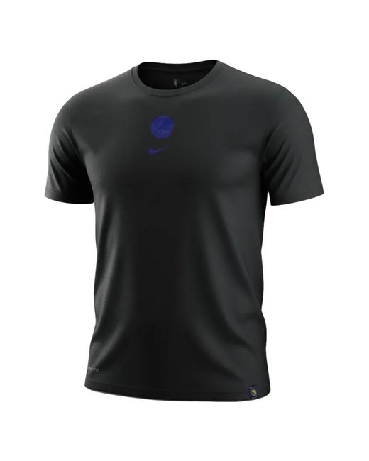 Nike Black T-Shirt Nba Golden State Warriors Essential