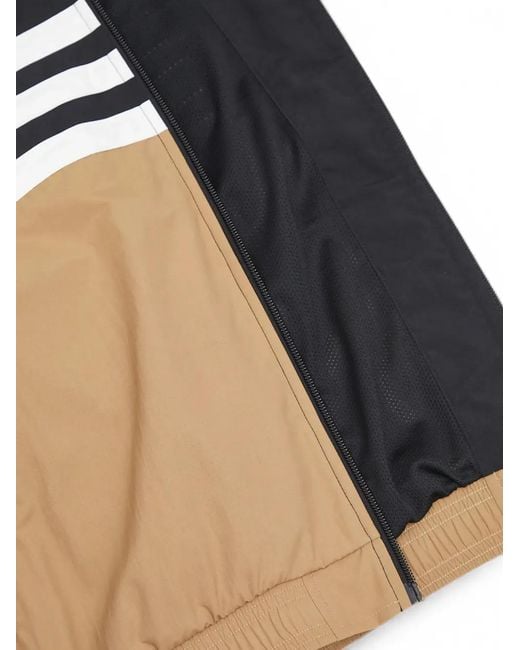 Adidas Blue Striped Panel Jacket for men