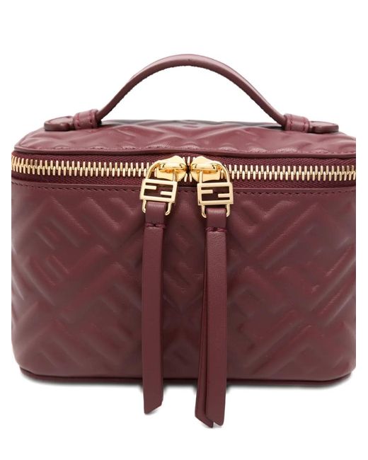 Fendi Purple Dark Vanity Bag