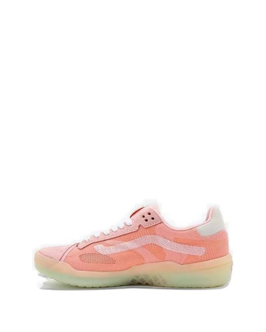 Vans Pink Evdnt Rw Ultimate Perforated Sneakers