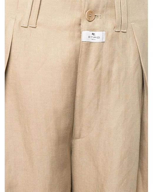 Etro Natural Trousers Dove Grey