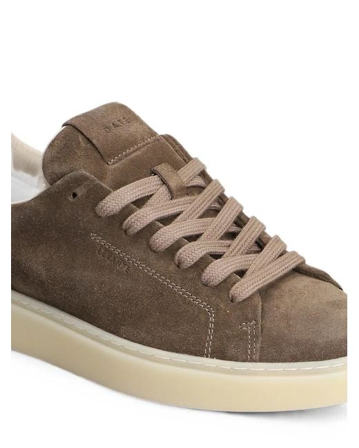 Date Brown Levante Suede Sneakers for men