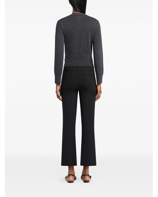 Courreges Blue Buckle Button Cardigan