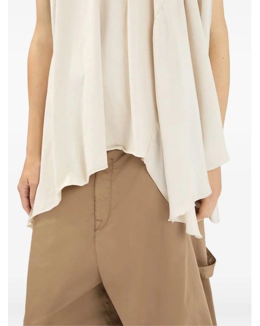 High White Nauti Layered Panel T-Shirt