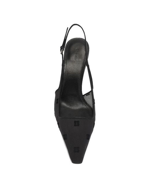 Givenchy Black G Cube Slingback Heeled Pumps