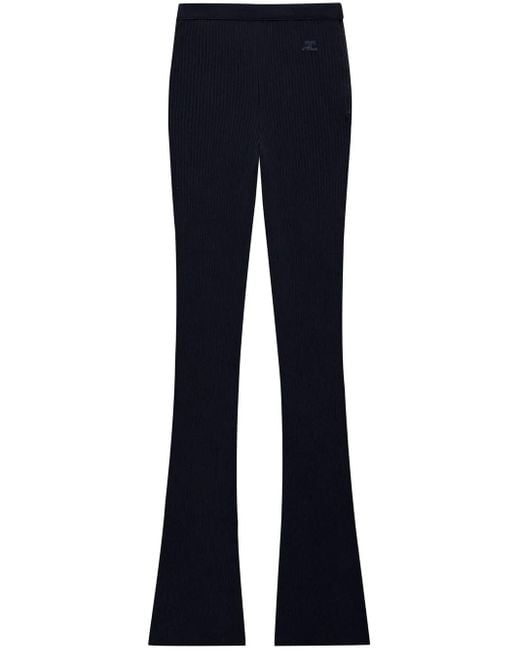 Courreges Flared Broek in het Blue