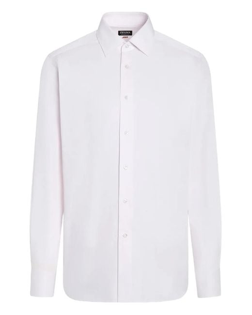 Zegna White Centoventimila Cotton Shirt for men