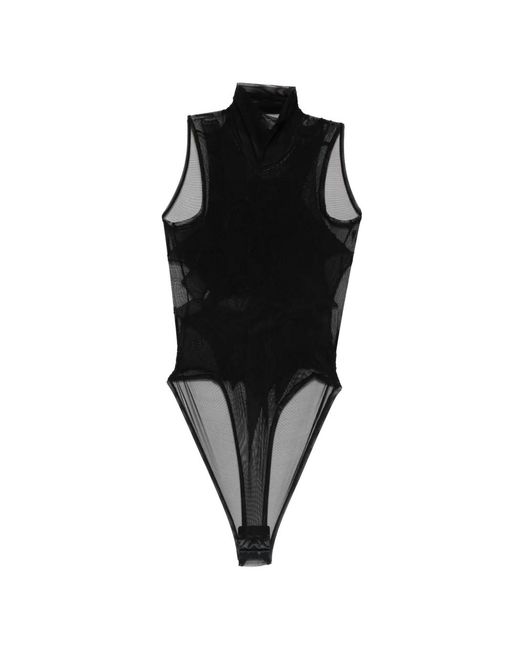 Oh Carla Black Halter-Neck Bodysuit