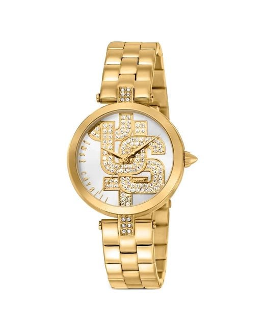 Just Cavalli Metallic Maiuscola 32Mm Watch