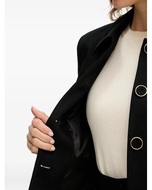 MARCIANO BY GUESS Black Button Collared Jacket