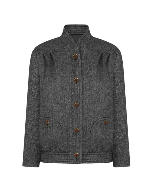 Blazé Milano Gray Coiba Herringbone Jacket