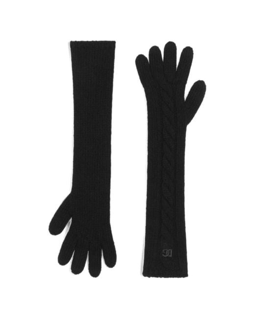 Dolce & Gabbana Black Knit Gloves