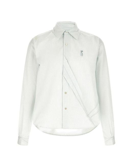 Kiko Kostadinov White Ohne K-Dart Shirt for men