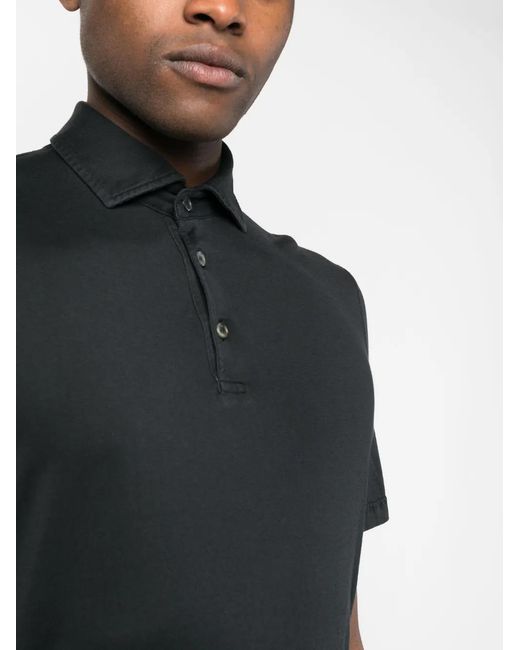 Polo Liso Fedeli de hombre de color Black