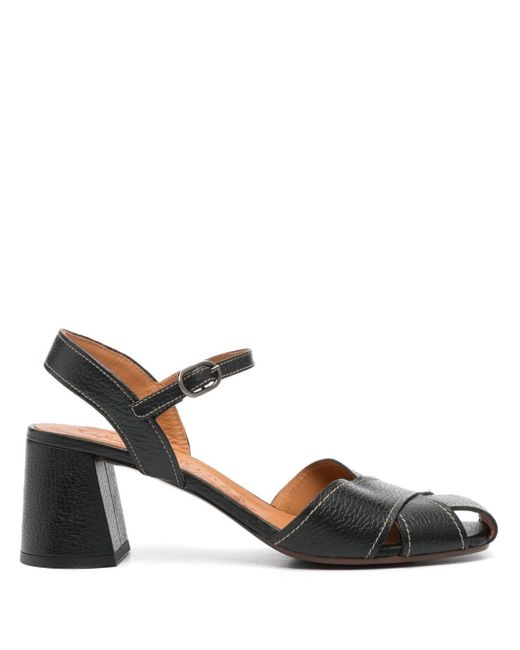 Chie Mihara Metallic 65mm Roley Leather Sandals