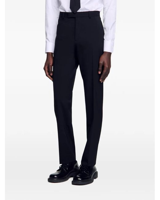 Sandro Black Suit Trousers for men