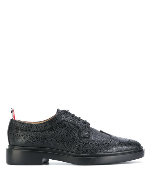 Thom Browne Black Classic Longwing Brogues
