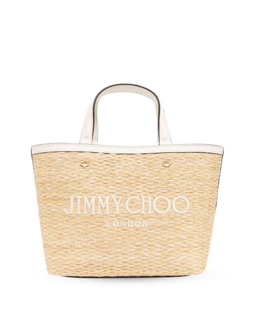 Jimmy Choo Natural Mini Marli Tote Bag