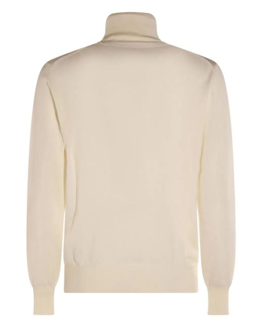 Altea Natural Turtleneck Long-Sleeve Sweater for men