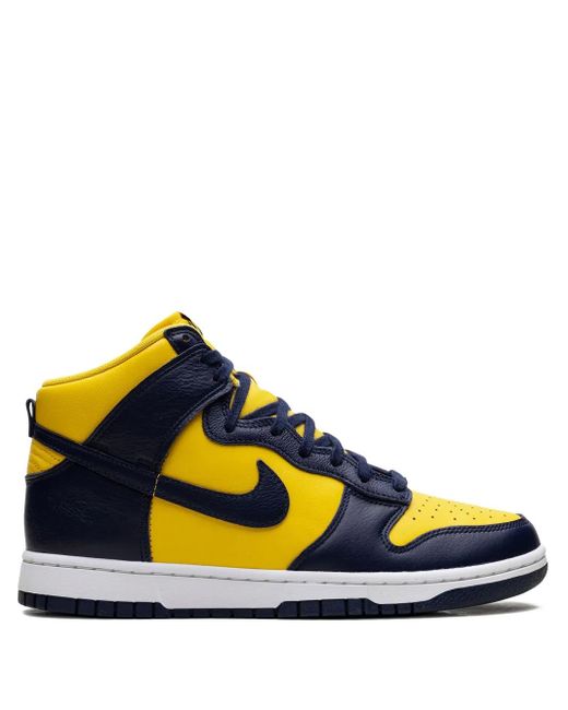 Nike Blue Dunk High "Michigan 2025" Sneakers for men