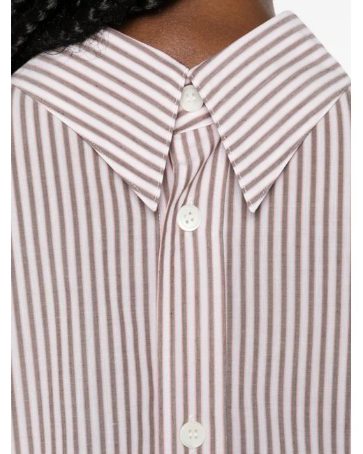 Issey Miyake Pink Striped Shirt