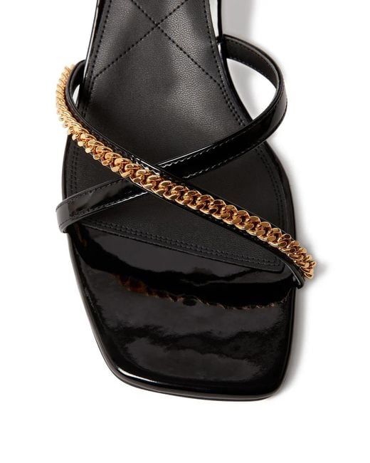 Stella McCartney White Elsa Chain-Embellished Square Sandals
