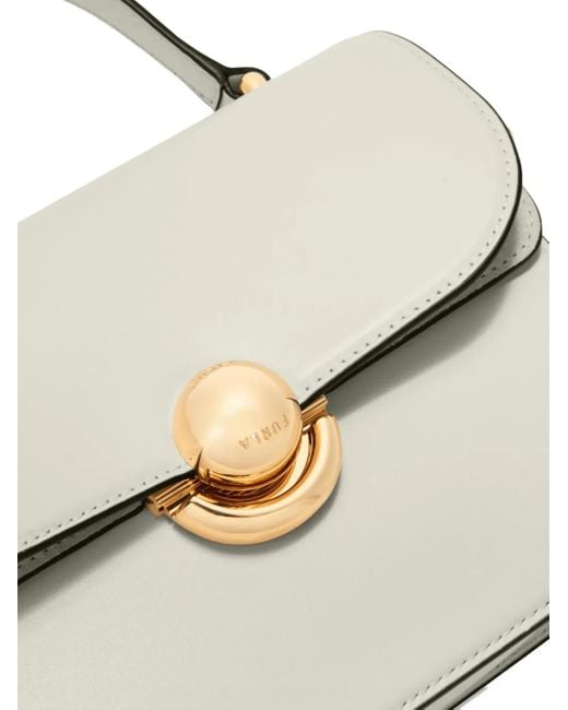 Furla White Small Sfera Top-Handle Cross-Body Bag