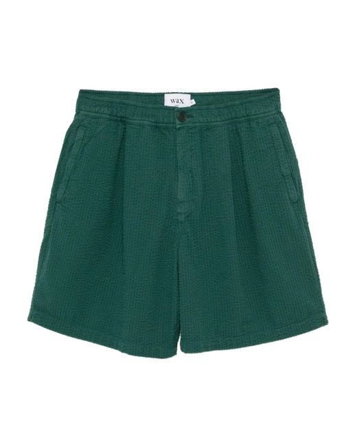 Wax London Green Fuller Shorts for men