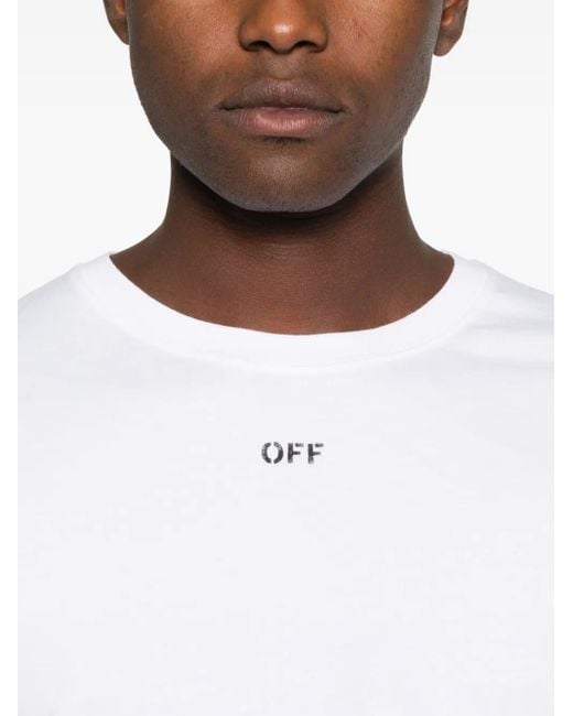 Off-White c/o Virgil Abloh T-Shirt in het White voor heren