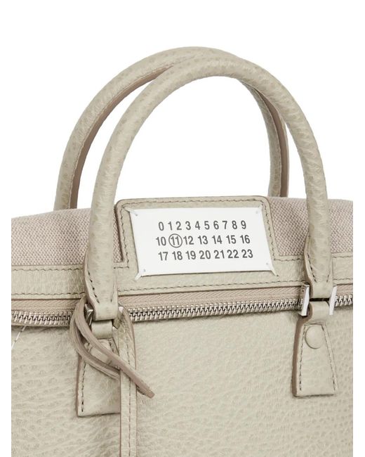 Maison Margiela White Mini 5Ac Classique Tote Bag