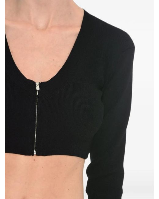 Herskind Black Vanessa Hong Cropped Cardigan