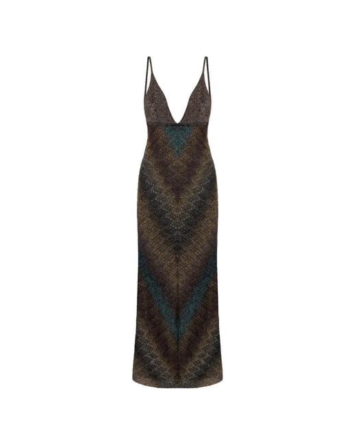 Missoni White V-Neck Dress