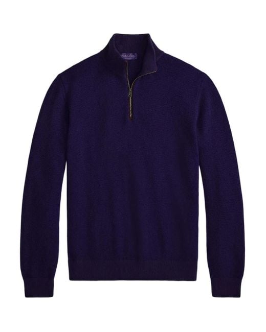 Ralph Lauren Kaschmirpullover Mit Reißverschluss in Blue für Herren