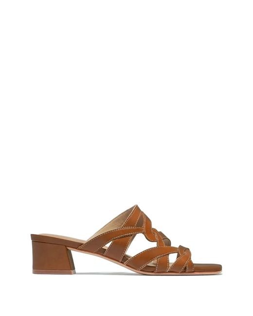 Bernardo Brown Johanne Woven Sandals